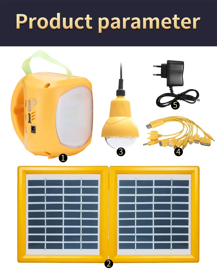 All-in-One Emergency , Solar Charging | 220 Lumens High Brightness , Portable Multi-Function Solar Camping Light