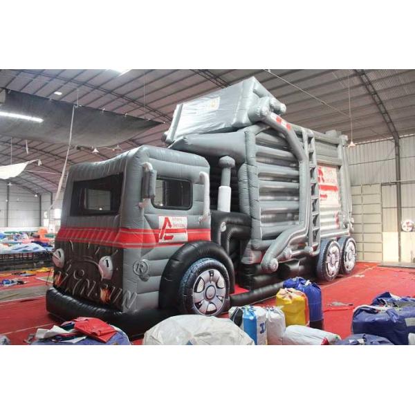 Commercial Grade Inflatable Dry Slide 13.7x4.5m Garbage Truck Style