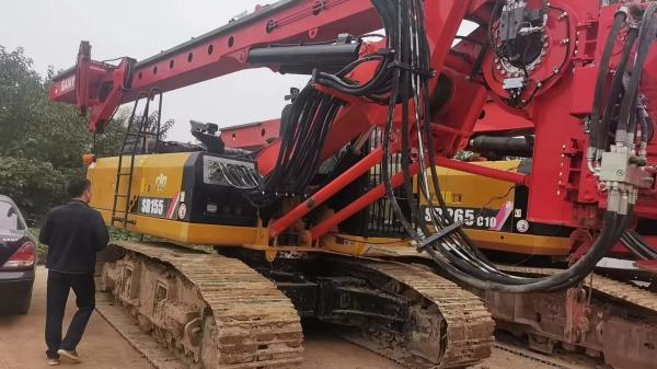2019 Shacman SR155 Rig de forage rotatif utilisé avec profondeur de forage maximale 56/44m, diamètre maximal 1,5m