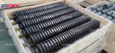 Heavy Impact Roller With Rubber Coating For Improved Shock Resistance And Durability