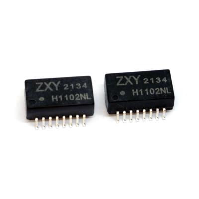 100 / 1000 ethernet portuários Lan Transformer 24PIN SMD do perfil baixo de BASE-T únicos