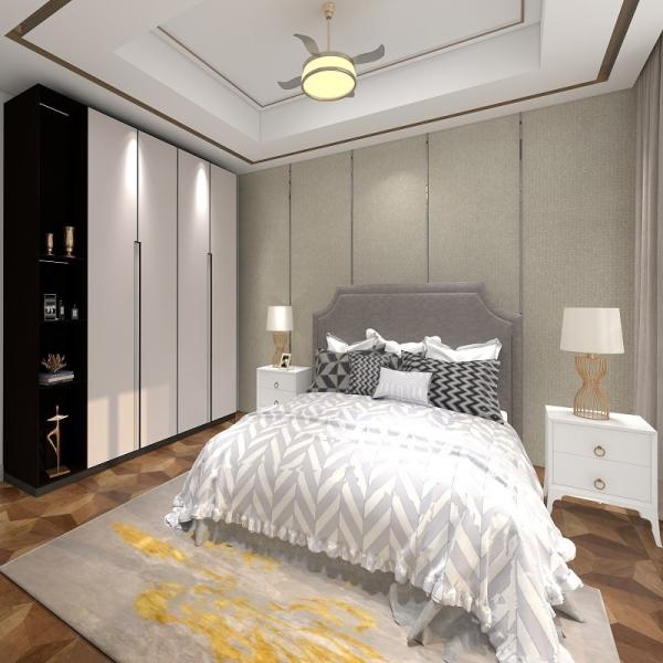 High End Hot Sale Master Wardrobe Custom Modern Design Wooden Wardrobe Cabinet for Bedroom