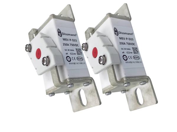 Fusível industrial do ampère Hrc do poder 250 para o sistema do armazenamento de energia