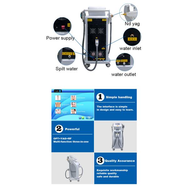 4IN1 Dual Screens IPL Laser Hair Removal Machine 480nm-690nm