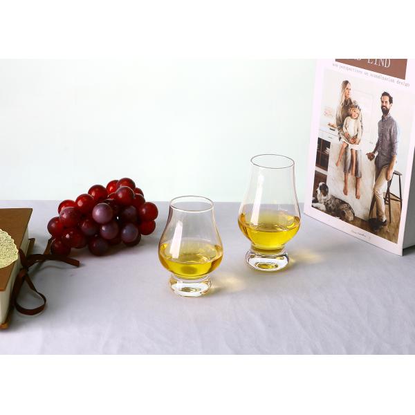 Airlines Hand Blown Lead Free Crystal Whiskey Glasses 210ml ODM