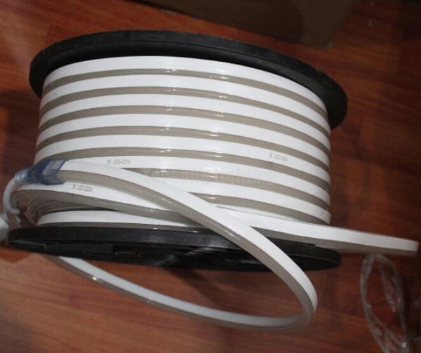 50m spool anti-UV full waterproof IP68 led flex neon strip 24vsmd flexible soft tube yellow emitting mini 7*15mm