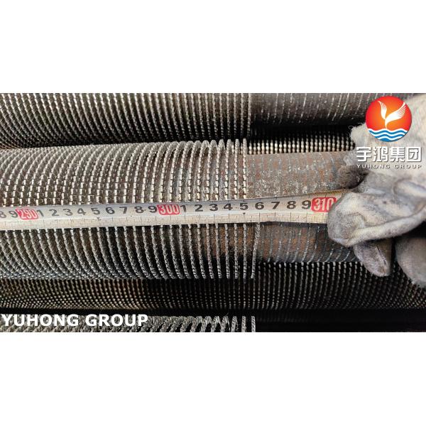 ASTM A335 P9 11CR Serrated Fin Tube For Heat Exchanger Used On Dustry