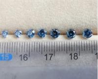 HPHT Lab Grown Diamond Jewelry Polished Fancy Vivid Blue Diamond