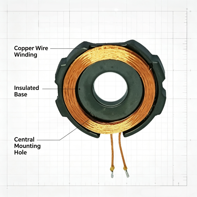 Customized Strong Magnetic 6.5uh Inductance Wireless Charging Coil for Smart Watch Iwatch3/4/5