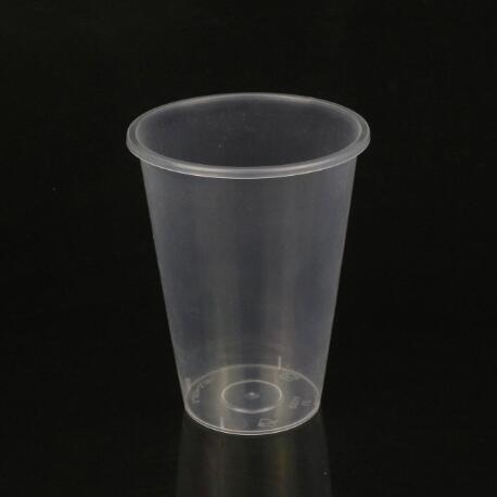 Tazas de plástico desechables redondas libres de BPA con tapa