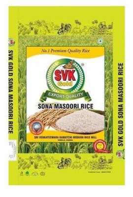Saco tecido PP do arroz 140GSM