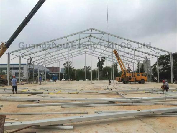15 Meter large clear transparent wedding Tent Custom For Conference - 30 ℃ To + 70 ℃ Working Temperature