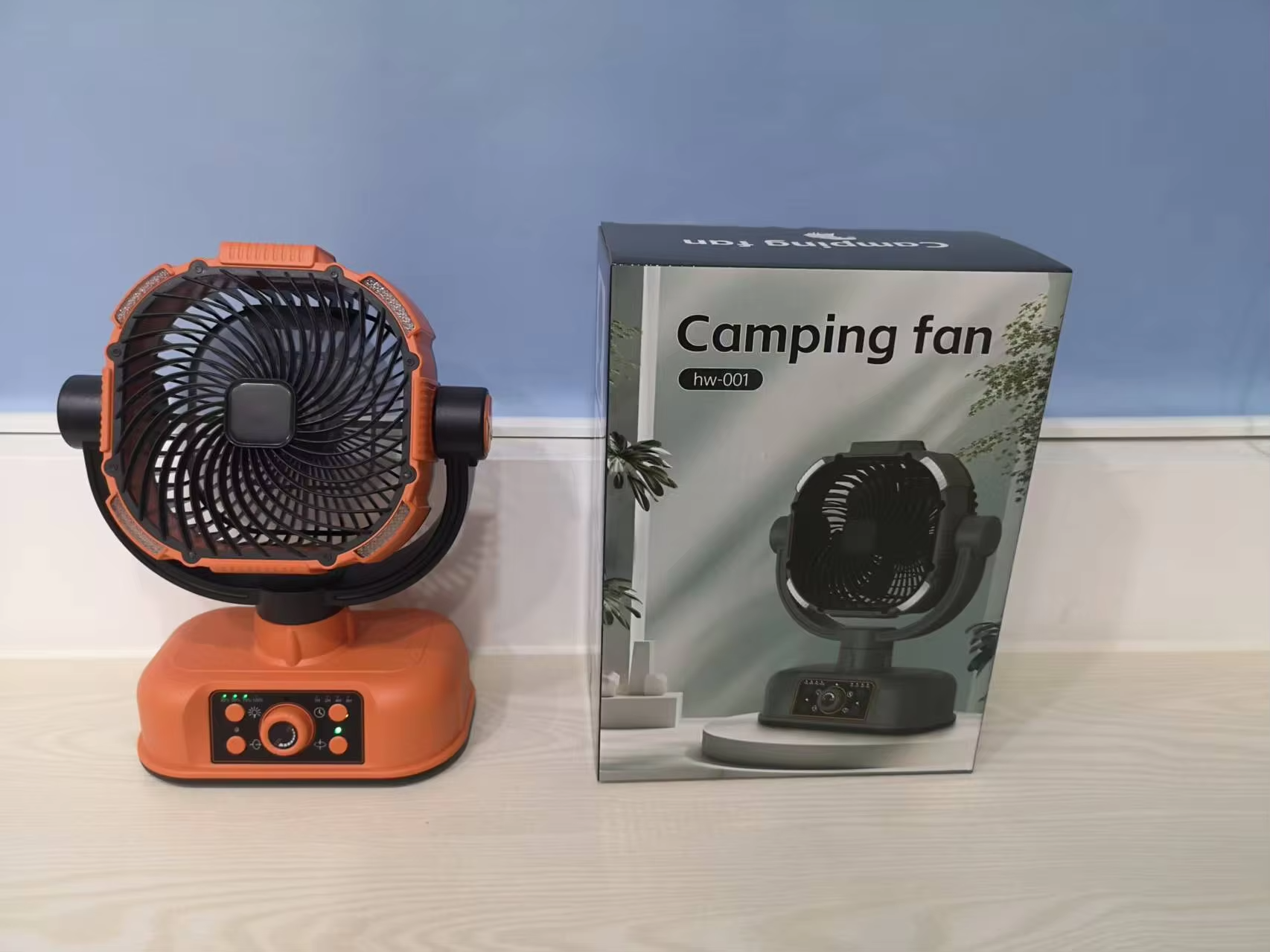 Factory OEM ODM Custom Design 16000mah Battery Power Bank Lightweight Portable Camping Fan for Outdoor Household Gift