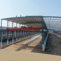 Edificio ligero de la estructura de acero de Warehouse del marco porta de Q345B, duradero