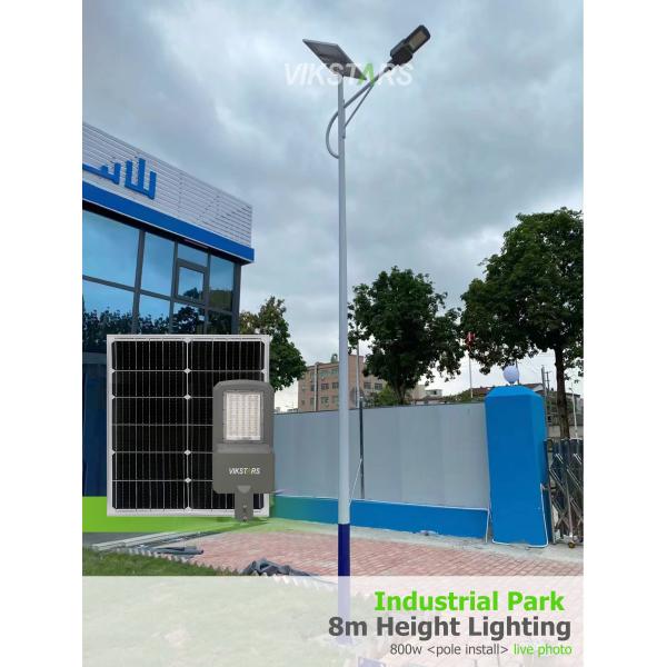 500W 600W 800W lámpara de proyecto de alta calidad Iluminación solar para patio Villas Village