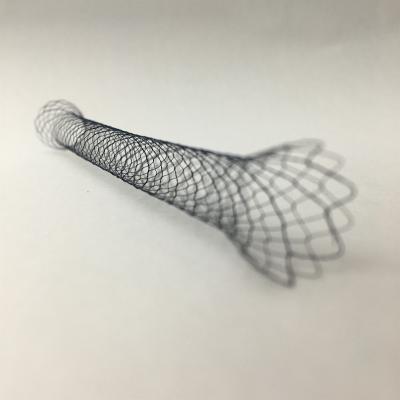 Non Vascular Nitinol PTCD Biliary Stent Full Silicone Covered With Delivery System