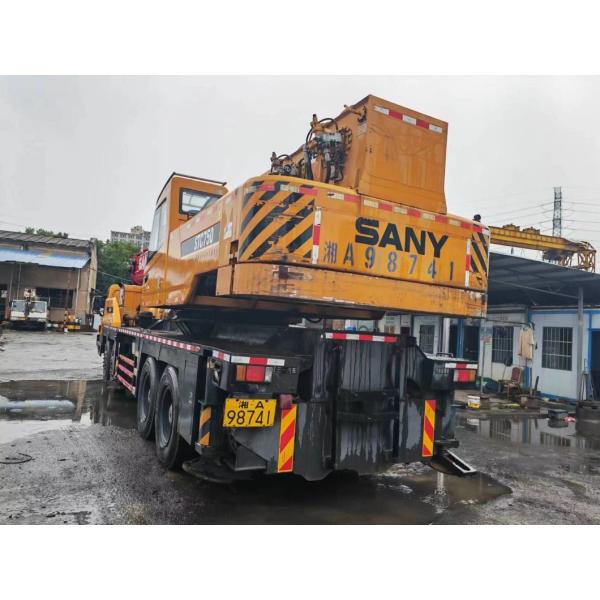 Servicio post-venta 2013 Stc750s grúa de camión de 75 t grúa móvil usada grúa hidráulica naranja