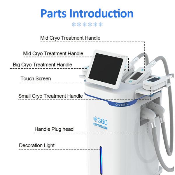 ISO Cryolipolysis Slimming Machine 360 Body Contouring Vacuum Therapy Machine Professional