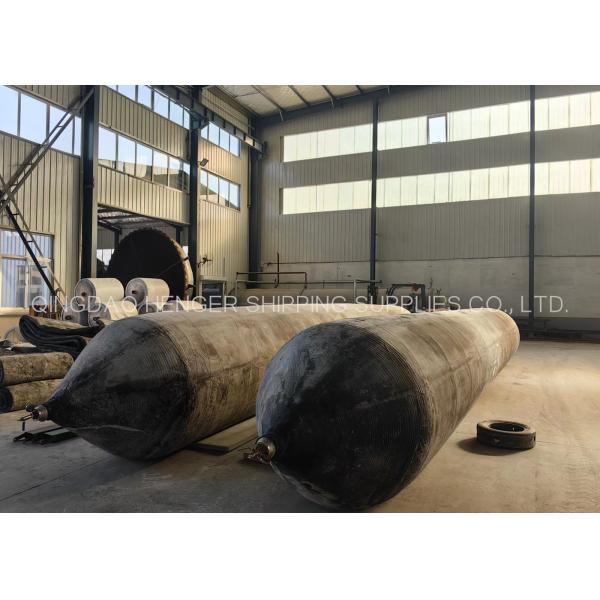 High Pressure Black Shiping Launching Heavy Lifting Inflatable Marine Rubber Airbag