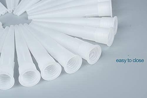 5PCS Plastic Caulking Gun extender Caulk Nozzle Tip Tool COX Type 1/4 Tip White Plastic Nozzle