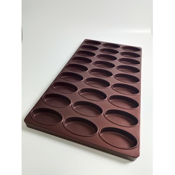 27 покрытие Durit PTFE лотка булочки полостей 720*400*30 овальное