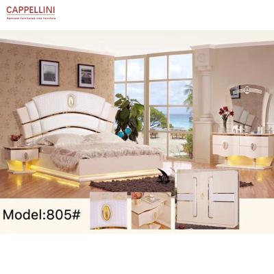 Projeto italiano moderno do rei Bedroom Sets Furniture 6pcs