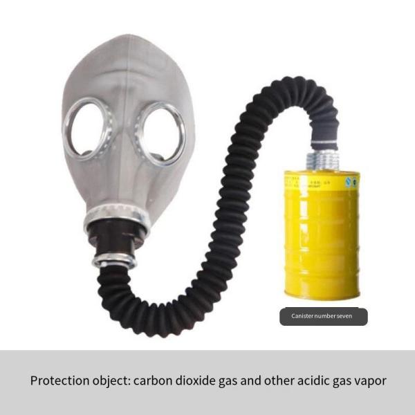 Маска с защитной панорамной газовой маской из мягкой резины 0,515 кг