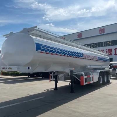 3axles Stable Carbon Steel Aluminium Alloy Stainless Steel Fuel Tanker Semi Trailer