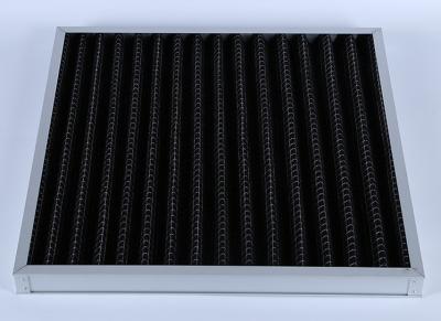 Z-linha filtro do banco da eficiência elevada G4 V de ar do painel, meios ativados do carbono