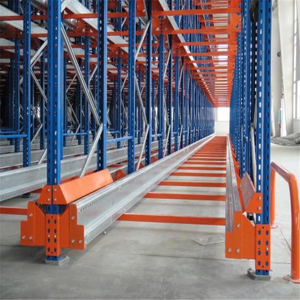 Large Loading Capacity Radio Shuttle Pallet Racking , Shuttle Racking System