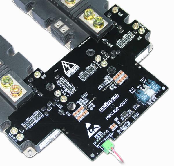 IGBT driver, for 2mbi1400vxb120-50, or1400A, 1200V IGBTs, PSPC822-90/F electronic interface or Optical fiber interface