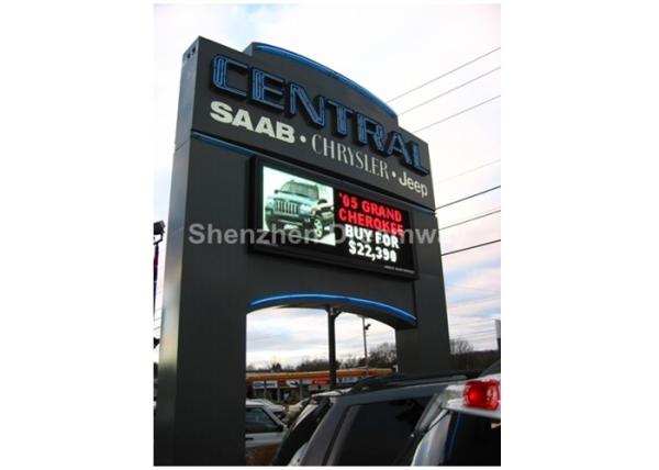 P16 Waterproof RGB Outdoor LED Signs Static Scanning / Church Advertising Sign Board