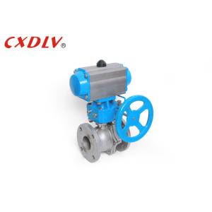 Actuator Floating Ball Valve Handwheel Manual Override Customized Color