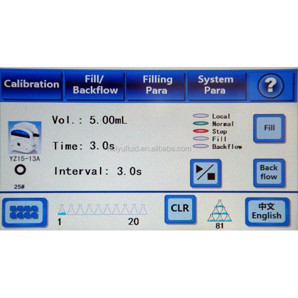 OEM Система заполнения йодового перистальтического насоса 0.2Mpa Перистальтическая машина для заполнения