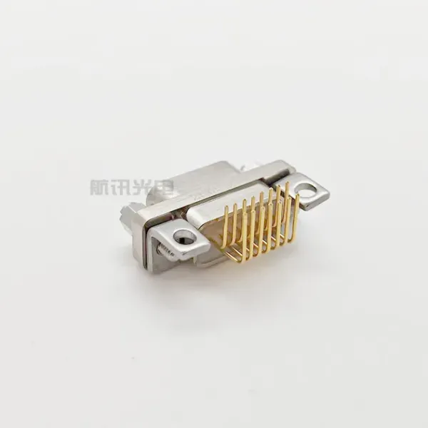 J30ja-15zknp5-J Quick Locking Rectangular Connector Printed Board Straight Pin 2 Rows.