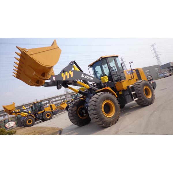 XCMG ZL50GN Compact Wheel Loader 3m3 Bucket Size / 5 Ton Loader Machine