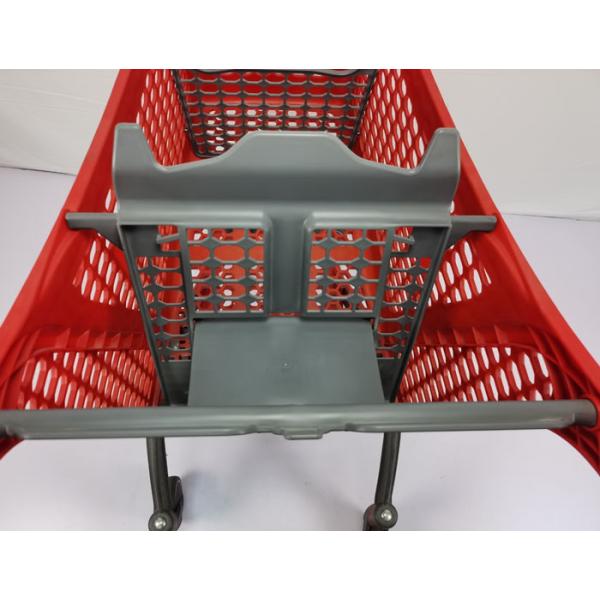 Легковес вагонетки корзины супермаркета пластиковый с пластиковым ODM OEM раздела