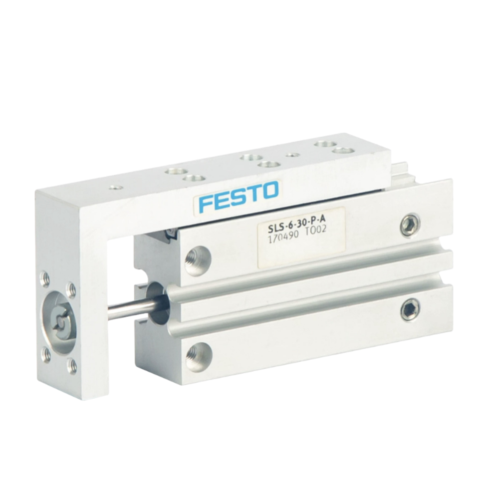 Mini Ball Guide Slide Cylinder With Dual End Cushion SLS-10-10-P-A #170492 FESTO SLS Series Double Acting Pneumatic Cylinder 10mm Bore 10mm Stroke For Precision Positioning Equipment