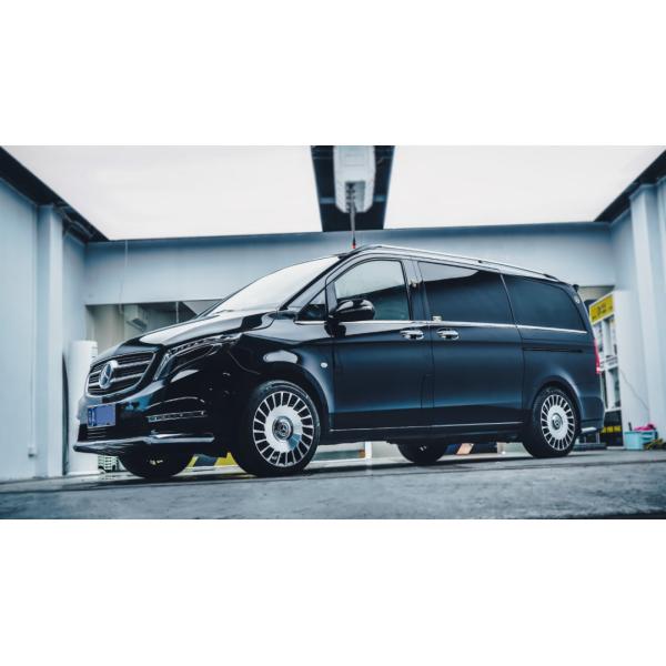 Aluminum Mercedes Big Brake Kit Vito 19 Inch Car Rim Front 6 Piston And Rear 4 Piston Caliper Brake Kit