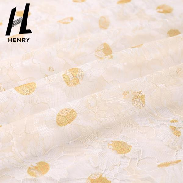 Customized Soft Tulle Fabric Flower Digital Printing Mesh Fabric