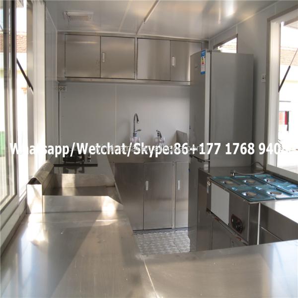 Mobile Food Truck with Cotton Candy Machine and Cart 2300*1650*2300mm Voltage 220V