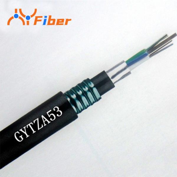 GYTA53 Armored Fiber Optic Cable Underwater Direct Buried Double Sheath 4-288Core Single Mode