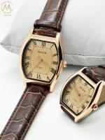 Affichage analogique en cuir montre de poignet stylée pour les hommes pour les modes de vie actifs