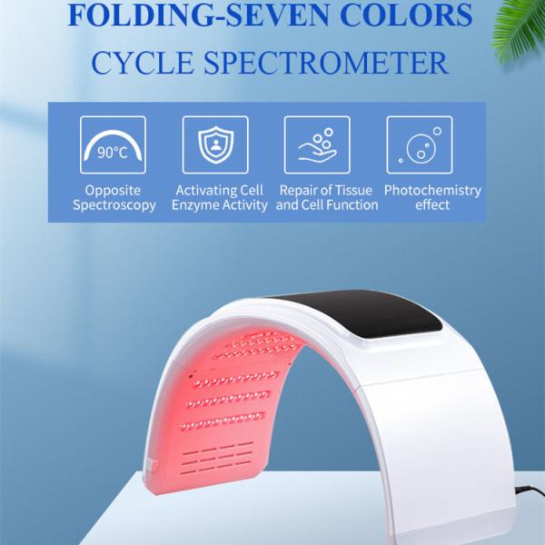 La piel que blanquea PDT trabaja a máquina 7 luces para el hogar y el salón