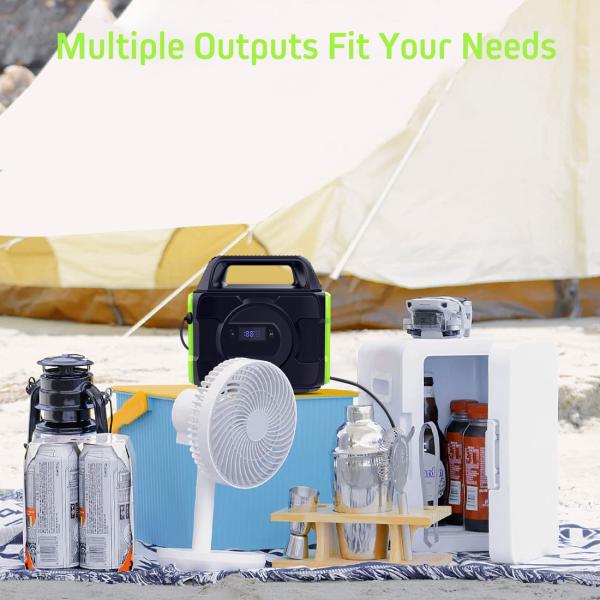 Outdoor Camping Home Emergency Portable Power Station 300W Solar Generator