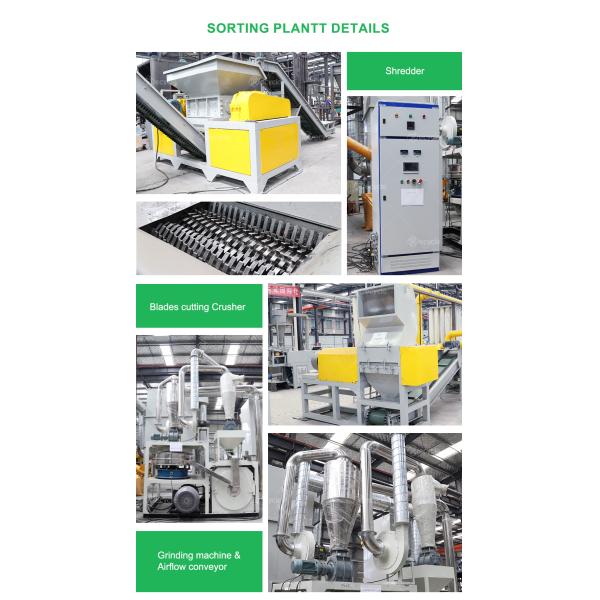 Machine de déframeur de panneaux photovoltaïques Ratio de séparation élevé Solution pour le recyclage des panneaux solaires