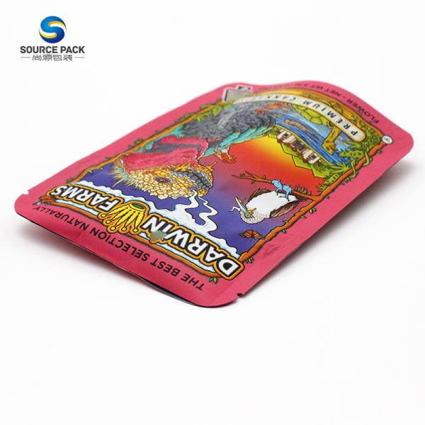 Ребенок устойчивый настраиваемый пакет для упаковки трав 3,5 грамм Mylar Stand Up Bag