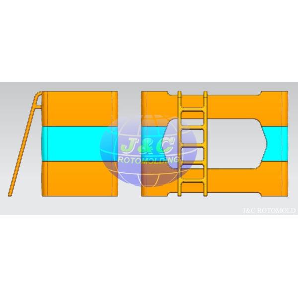 OEM Plastic Rotational Moulding Furniture Kids Bunk Beds By Aluminum Rotational Mold