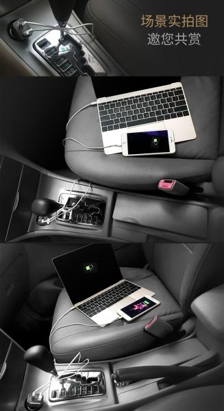 Type C PD QC3.0 Dual Port 60W Cell Phone Car Charger