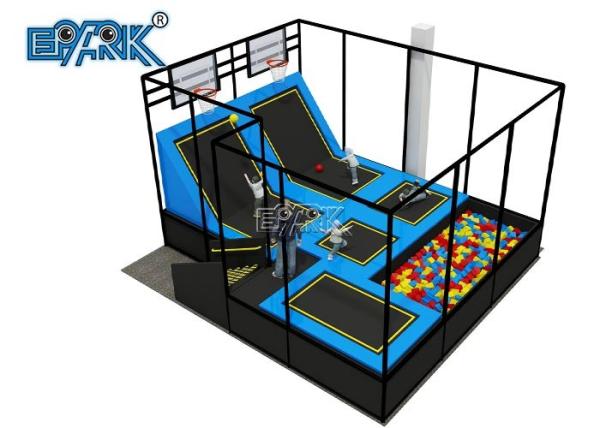 Indoor Trampoline Area Children Indoor Playground Adventure Equipment